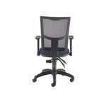 5 Star Lumo Mesh Chair with Folding Arms Royal Blue SF2113847