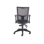 5 Star Lumo Mesh Chair with Folding Arms Charcoal SF2317076