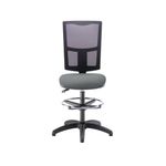 5 Star Lumo Mesh Chair No Arms Draughtsman Kit Charcoal SF3415528