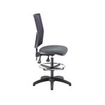 5 Star Lumo Mesh Chair No Arms Draughtsman Kit Charcoal SF3415528