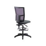 5 Star Lumo Mesh Chair No Arms Draughtsman Kit Charcoal SF3415528
