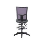 5 Star Lumo Mesh Chair No Arms Draughtsman Kit Charcoal SF3415528
