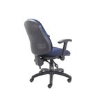 5 Star Lumo High Back Operator Chair Folding Arms Royal Blue SF3464235