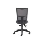 5 Star Lumo Mesh Chair No Arms Charcoal SF7175989