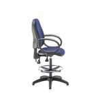 5 Star Lumo Hbk Chair Fixed Arms/Draughtsman Kit Royal Blue SF7540533