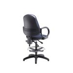 5 Star Lumo Hbk Chair Fixed Arms/Draughtsman Kit Royal Blue SF7540533