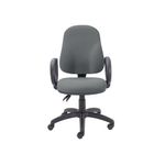 5 Star Lumo High Back Operator Chair Fixed Arms Charcoal SF9307882