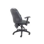 5 Star Lumo High Back Operator Chair Folding Arms Charcoal SF9491650