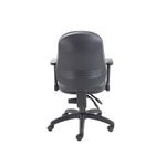 5 Star Lumo High Back Operator Chair Folding Arms Charcoal SF9491650
