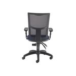 5 Star Lumo Mesh Chair Height Adjustable Arms Royal Blue SF9750606