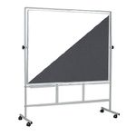 Bi-Office Revolver Plus Lacquered Steel/Felt Surface 1200x900mm QR3267