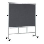 Bi-Office Revolver Plus Lacquered Steel/Felt Surface 1200x900mm QR3267