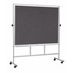 Bi-Office Revolver Plus Lacquered Steel/Felt Surface 1200x900mm QR3267