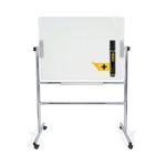 Bi-Office Glass Mobile Board Double-Sided Magnetic 1200x900mm GQR0350GR