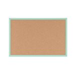 Bi-Office Pastel Cork Noticeboard Green Frame 600x400mm MC030011971