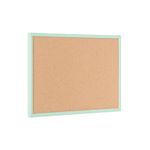 Bi-Office Pastel Cork Noticeboard Green Frame 600x400mm MC030011971