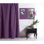 Bi-Office Essentials Fabric Silver Finish Board Purple Frame 60x45cm MX04330418