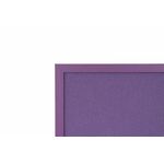 Bi-Office Essentials Purple Fabric Noticeboard Purple Frame 60x45cm FB0469418