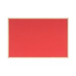 Bi-Office Double-Sided Board Cork And Felt 600x900mm Red FB0710010