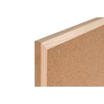 Bi-Office Double-Sided Board Cork And Felt 600x900mm Red FB0710010