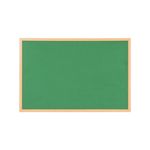 Earth Executive Felt Noticeboard 120x90cm Green Oak MDF Frame FB1444239
