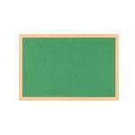 Bi-Office Earth Prime Felt Notice Board Oak MDF Frame Green 180x120cm FB8544233