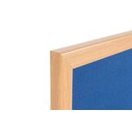Bi-Office Earth Felt Notice Board 900x600mm Blue RFB0743233