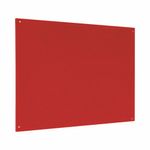 Bi-Office Unframed Noticeboard Red Felt Surface 1175x875mm FB1446397