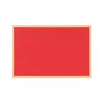 Earth Executive Felt Noticeboard 120x90cm Red Oak MDF Frame FB1446239