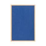 Bi-Office Earth Executive Felt Notice Board Oak Blu 120x90cm FB5143239
