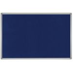 Bi-Office Maya Felt Noticeboard Plastic Frame 180x120cm Blue FB8543186