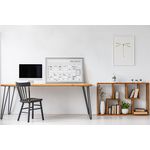 Bi-Office Magnetic Weekly Planner Whiteboard Grey Frame 60x40cm mm03000839