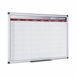 Bi-Office Magnetic Week Planner 900x600mm GA0333170