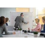 Bi-Office Revolving Whiteboard Lacquered Steel Surface 120x90cm QR0203