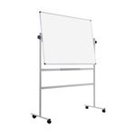 Bi-Office Revolving Whiteboard Lacquered Steel Surface 120x120cm QR0303