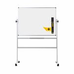Bi-Office Revolving Whiteboard Lacquered Steel Surface 180x120cm QR0503