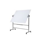Bi-Office Glass Mobile Board Double-Sided Magnetic Surface 150x120cm GQR0450
