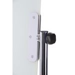 Bi-Office Glass Mobile Board Double-Sided Magnetic Surface 150x120cm GQR0450