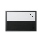 Bi-Office Black/White Message Boards Black Frame (Pack of 3) SOR-033