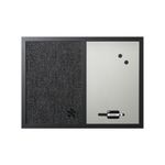 Bi-Office Black Shadow Message Boards Black Frame (Pack of 3) SOR-034