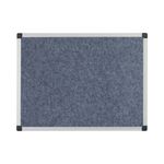 Bi-Office Maya Fire Retardant Noticeboard Grey Aluminium Frame 240x120cm SA2102170