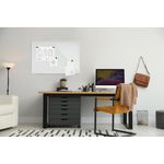 Bi-Office Lago Magnetic Glass Board Frameless 90x60cm GL070101