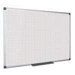 Bi-Office Maya Magnetic Whiteboard Gridded 1500x1200mm MA1247170