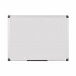 Bi-Office Maya Magnetic Whiteboard Gridded 600x450mm MA0247170