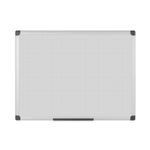 Bi-Office Maya Magnetic Whiteboard Gridded 1200x900mm MA0547170