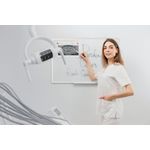 Bi-Office Anti-Microbial Maya Whiteboard 900x600mm BMA0307226