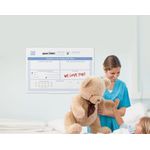 Bi-Office Maya Antimicrobial Whiteboard Aluminium Frame 180x120cm BMA2707226
