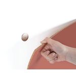 Bi-Office Loop Magnetic Lacquered Steel Surface Frameless board 2400x1000mm Terracotta WRL02880101