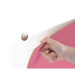 Bi-Office Loop Magnetic Lacquered Steel Surface Frameless board 2400x1000mm Fuchsia WRL02920101