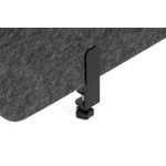 ARCHYI Desk Sculpo with Metal Clamps Dark Grey 140x40cm SPD740207372